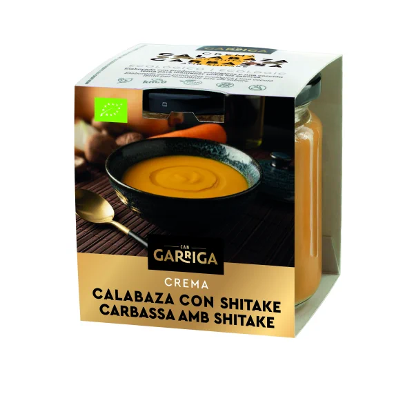Crema de carbassa amb shitake