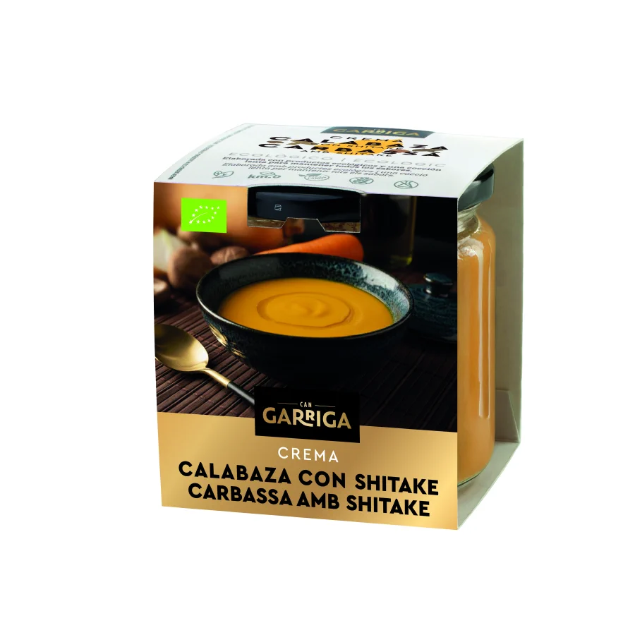 Crema de carbassa amb shitake